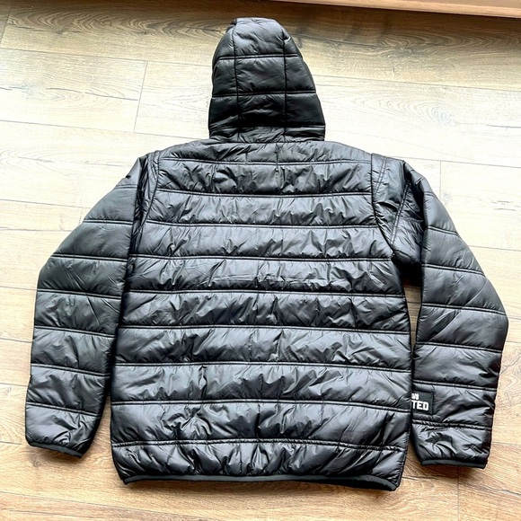 Cleveland Cavaliers Members Only Puffer Jacket Hoodie Black Cavs United - Picture 3 of 8